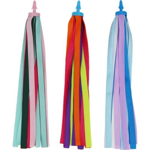 1 Pair 30 CM Bicycle Scooter Handlebar Colorful Ribbon Bicycle Accessories Bicycle Handlebar Streamer