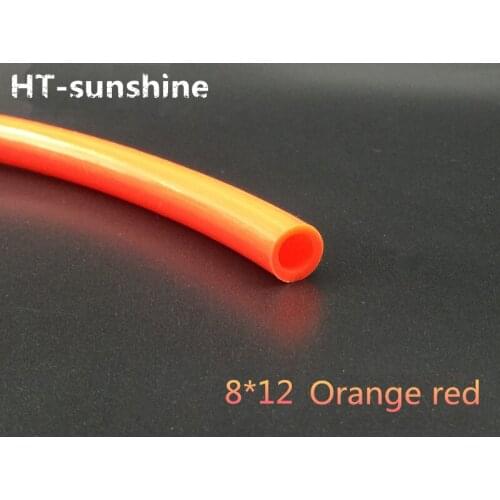 10m Water-cooled water pipe 8X12mm imported high quality transparent super soft red blue green white Free shipping