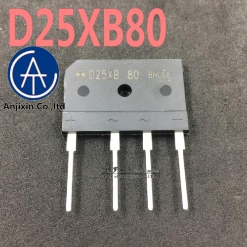 10pcs 100% orginal and new induction cooker bridge rectifier D25XB80 25A 800V DIP-4 bridge rectifier instead of D25SB80 in stock
