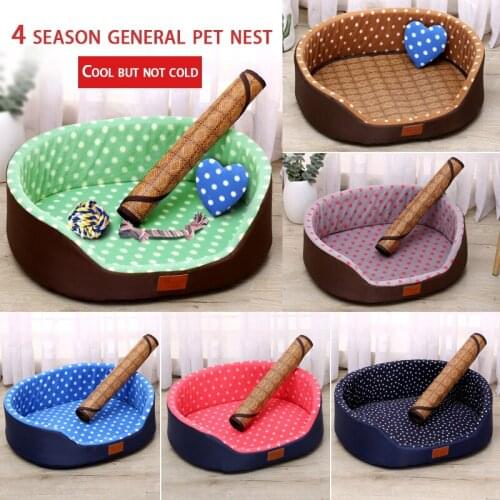 2021 New Creative Kennel Four Seasons Universal Small Dog Teddy Pet Supplies Net Red Pet Mat Small Nest Toy
