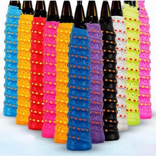 Anti-slip Breathable Sport Over Grip Sweatband Tennis Overgrips Tape Badminton Racket Grips Sweatband for Tennis, Bicycle