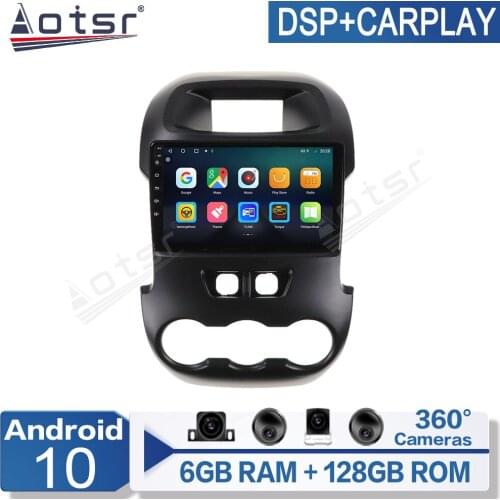 AOTSR-6+128G Android Radio Car Multimedia Video Player For Ford Ranger F250 2011-2014 Navigation Multimedia Player Radio