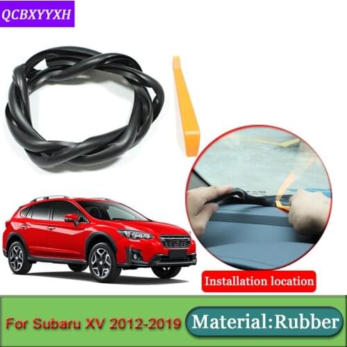 Car-styling Fit For Subaru XV 2012-2019 Anti-Noise Soundproof Dustproof Car Dashboard Windshield Sealing Strips Auto Accessories