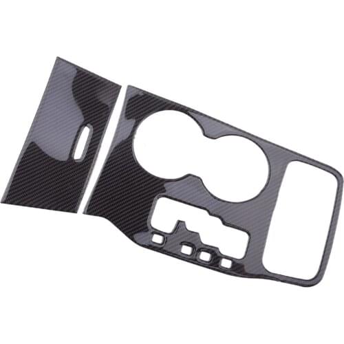 Beler Car Console Cigarette Lighter Cover & Gear Shift Box Cup Holder Trim Fit for Jeep Grand Cherokee 2011 2012 2013 LHD