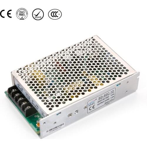 CE RoHS SD-50C-5 36-72V to 5v converter SMPS single output switching power supply