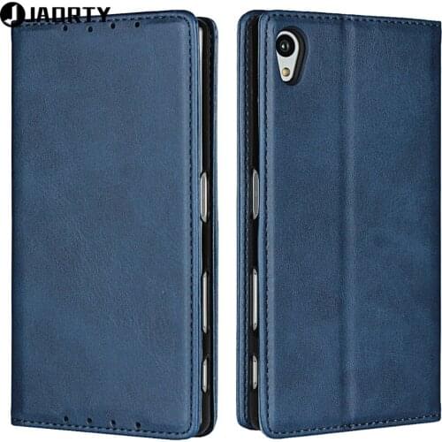 Jaorty Case On For Coque Sony Xperia Z5 Cover For Sony Xperia Z5 Case Luxury Leather Wallet Magnet Phone Flip Stand Cases