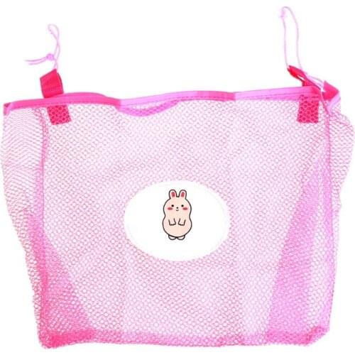 Child Bathroom Mesh Bag Toy Storage Bag Organiser Net Suction Baskets Kids