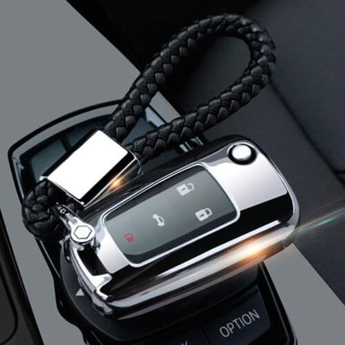 For Chevrolet Chevy VAUXHALL OPEL Insignia Astra J Zafira C Mokka Car key case Bag Set keyfob TPU Folding 2/3/4/5 BTN Key ring