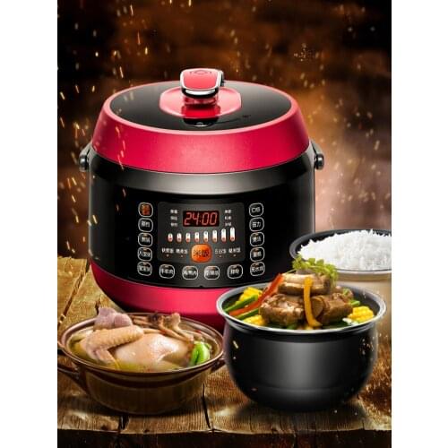 Electric Pressure Cookers pressure cooker intelligent double-bile rice 5L 3-4 people.NEW