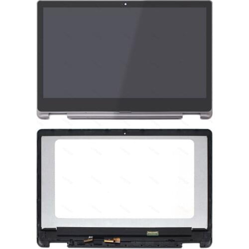 IPS LCD Screen Display Panel Touch Digitizer Glass Assembly+Bezel N156HCA-EA1 for Acer Aspire R 15 R5-571TG-51A3 R5-571TG-50RF