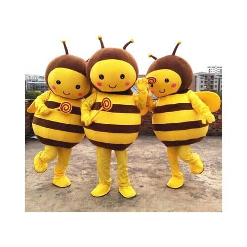 Hornet Bee Mascot Costume Smile Bee Fancy Costume Cosplay Mascotte Costumes For Halloween Party