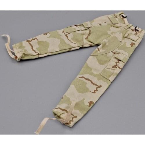 DML Best Sell Scale 1/6th USA Army Soldier Sansha Camouflage Pants Trousers For Mostly 12 inch Doll Action Accessories