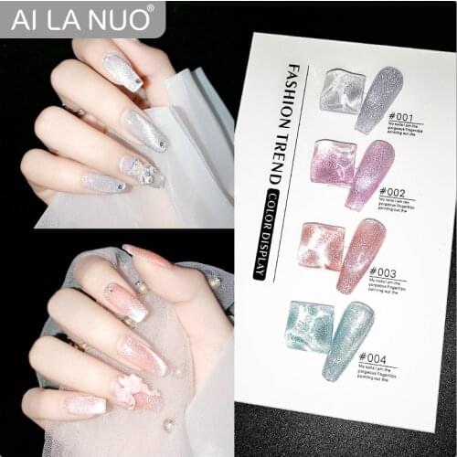 Magnetic Gel Nail Polish 18ml 5D Cat Eye Magnet Nail Gel Auroras Snowlight Shiny Soak Off UV Gel Base Top Coat Nail Art Varnish