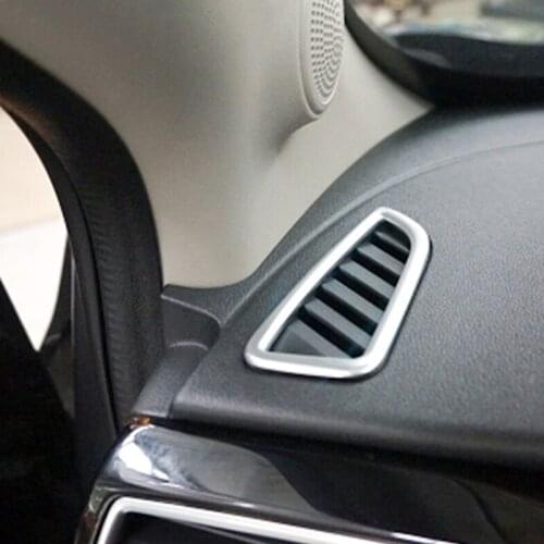 For MG GS 2015 2016 2017 accessories ABS Matte Car front Small air outlet Decoration Cover Trim Sticker car styling 2pcs
