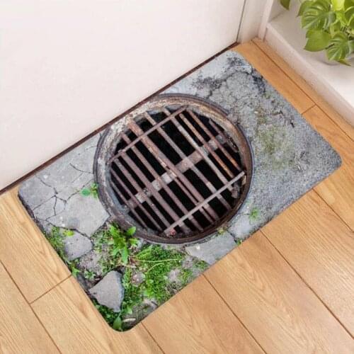 New 3D Traps Doormat Funny Carpets Rugs Non-slip Kitchen Entrance Mat Home Carpet for Bedroom Bathroom Living Room