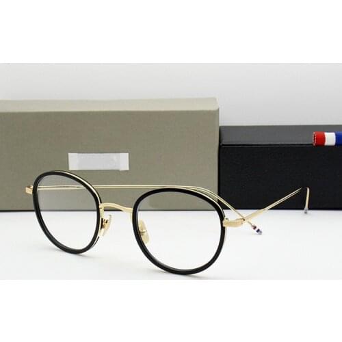 High Quality Eyeglasses Frames TB905 Men and Women Vintage Prescription Eyewear Frames Round Reading Glasses with Original Box