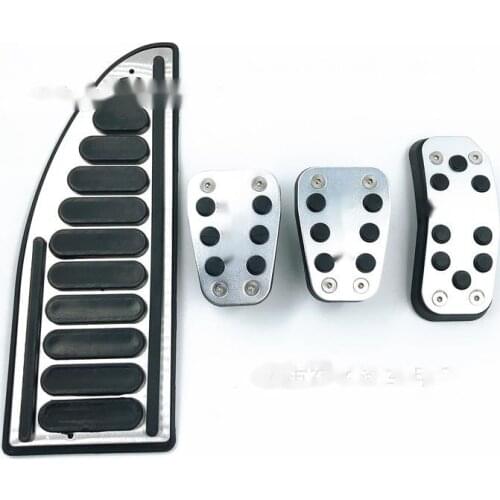 It Is Suitable For Ford Carnival Accelerator Pedal And Non Perforated Aluminum Alloy Anti Slip Accelerator Brake Pedal