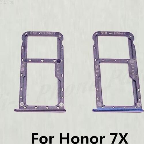 For Huawei Honor 7X SIM Card Holder Slot Tray For Honor7X Replacement parts
