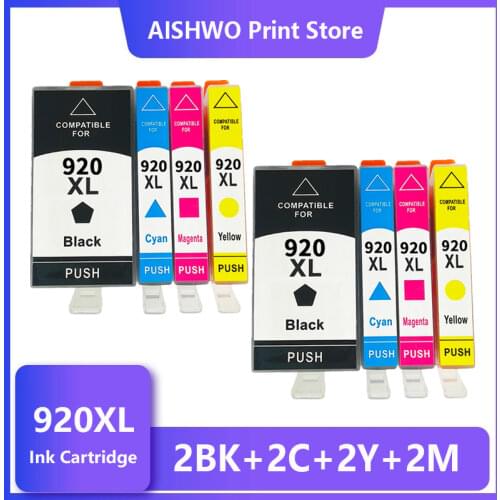 ASW 920 compatible ink cartridge for HP 920XL For HP920 Officejet 6000 6500 6500A 7000 7500 7500A printer with chip