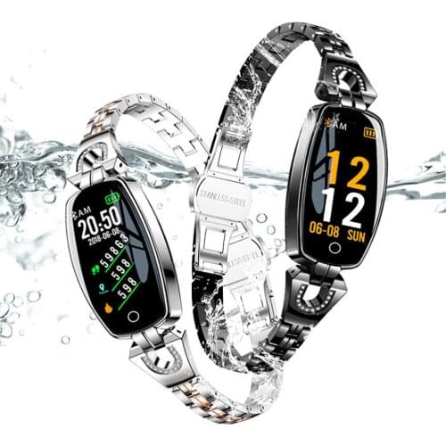 Smart Bracelet Female Watch Compatible With IOS And Android Pedometer Heart Rate, Sleep IP67 Waterproof Ladies Goddess Exclusive