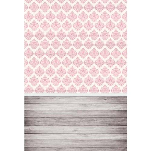 MEHOFOTO Vinyl Photography Background Pink Damask Computed Printed Children Backdrops for Photo Studio CM-6735