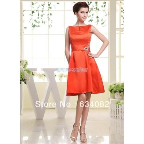 Free shipping 2016 casual silver sequin vestidos de noiva curto women real photo vestidos formales short red bridesmaid dresses