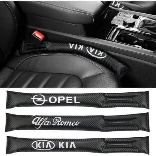 1/2PCS Car Seat Gap Plug Leak proof Strip Gap Filler Pad For Nissan X-Trail Tiida Qashqai Livina Fairlady Pulsar Car Accessories