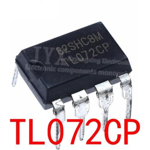 10PCS TL072CP DIP8 TL072 DIP TL072CN DIP-8 new and original IC