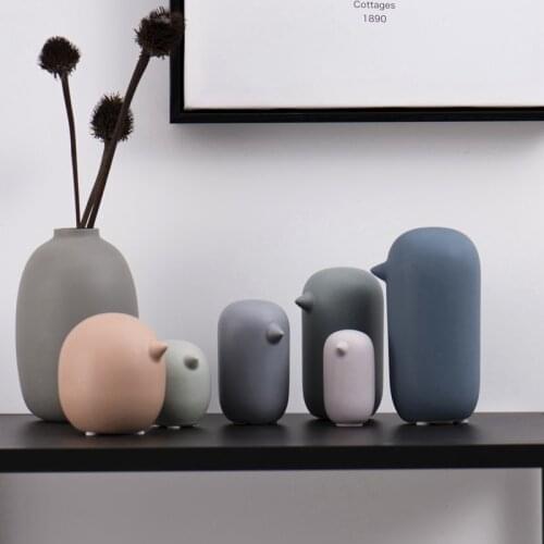 2021 New House Decorations Bird Status Tabletop Sitting Room TV Bench Hall Ornaments Nordic Style Lovely Birds Home Furnishings