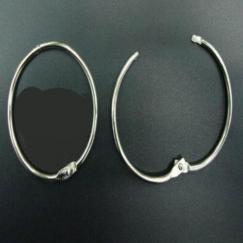 DHL Free shipping 500Pcs/lot 50mm Book Hoop Binding Rings Binder Hoops Loose Leaf Ring Scrapbook Album DIY keyring