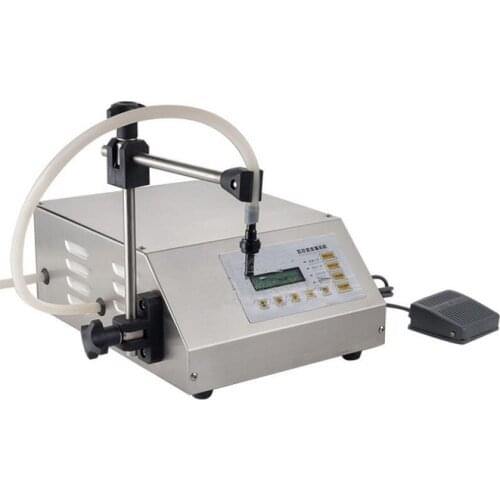 Digital Control Pump Liquid Filling Machine LCD display mini Portable Electric perfume Water drink milk bottles filler 110V-220V