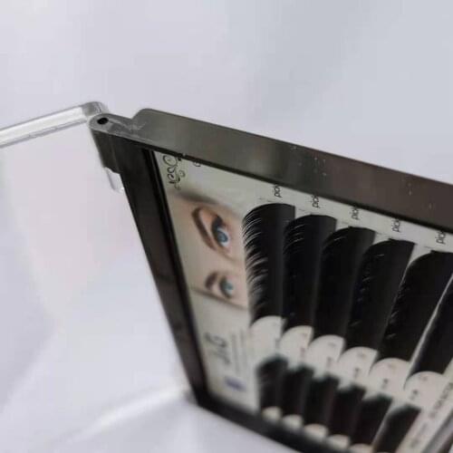 Ellipse Flat Lashes Extensions Lash matte Split Tip profession Soft Silk Flat Eyelashes C D Curl Eyelash wholesale