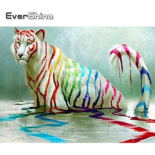 Evershine Diamond Painting Full Square New Arrival Tigers Diamond Embroidery Sale Rhinestones Pictures Diamond Mosaic Beadwork