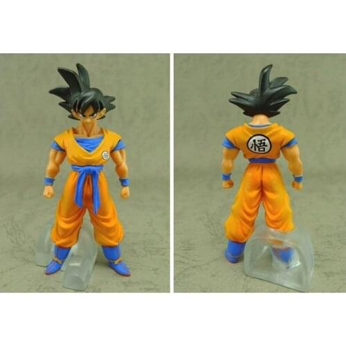 BANDAI Dragon Ball Action Figure HG Gacha 10 Bomb Standing Son Goku First Edition Four-point Brand New Rare Model Decoration Toy