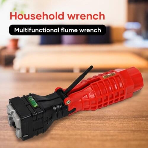 Faucet and Sink Installer Tool 18-in-1 Faucet Socket Wrench Plumbing Tool for Tight Spaces Plumbers Kitchen Bathroom STTA889