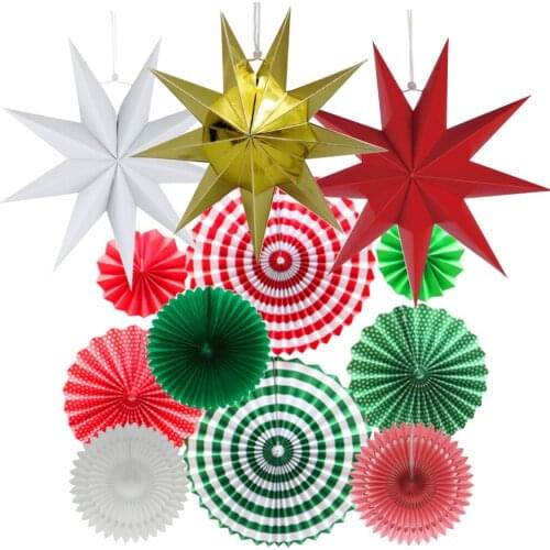 JOYUSPARTY Paper Christmas Decorations