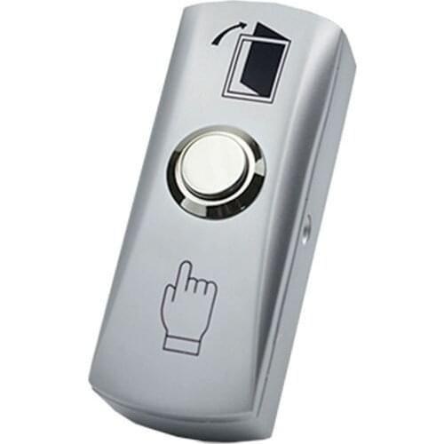 KINJOIN Zinc Alloy GATE DOOR Exit Button Exit Switch For Door Access Control System Door Push Exit Door Release Button Switch