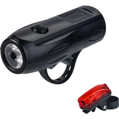 Bike Light Set - 5x LED Lamp Beads LED Bicycle Headlight & Tail Light Combo - Super Bright Waterproof MTB Road Light