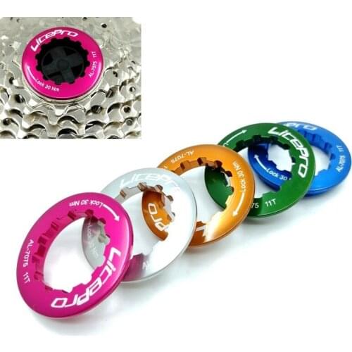 LITEPRO Cassette Freewheel Lock Caps 11T Flywheel Cover Aluminum Alloy 7075 Mountain Bike Road Folding Bicycle Freewheel Part