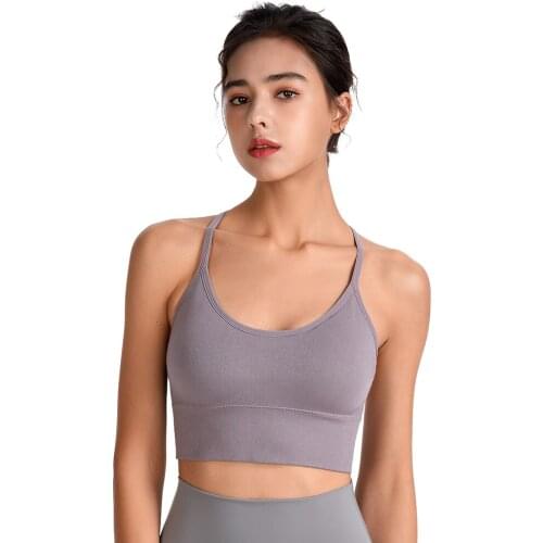 LUKITAS Fitness Woman Sports Wear Gym Bra High Impact Shockproof Wirefree Nylon Active Wear Yoga Workout Bra Top Plus Size XXL