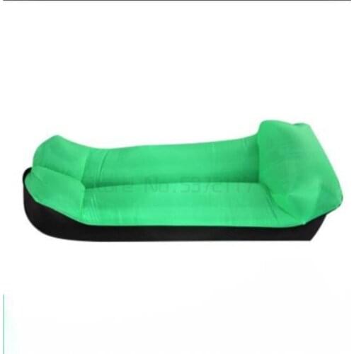 Inflatable sofa lazy air cushion bed mattress portable single lying chair picnic bed
