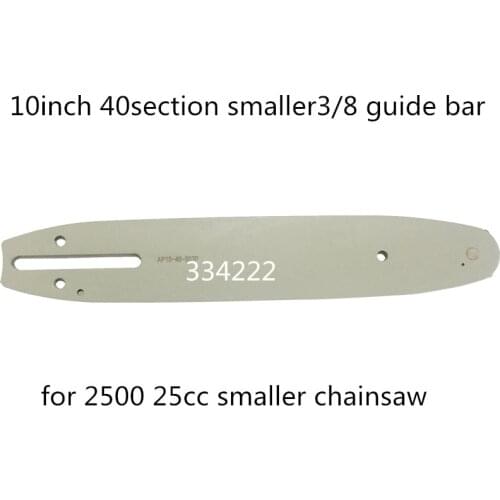 10" inch Guide bars for maller gasoline Chainsaw 2500 25cc 3800 38cc good quality free shipping charge
