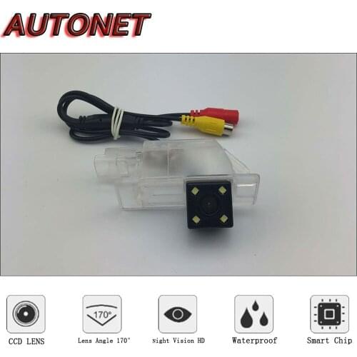 AUTONET HD Night Vision Backup Rear View camera For Peugeot 208 301 308 508 2008 3008 2012~Present/license plate camera