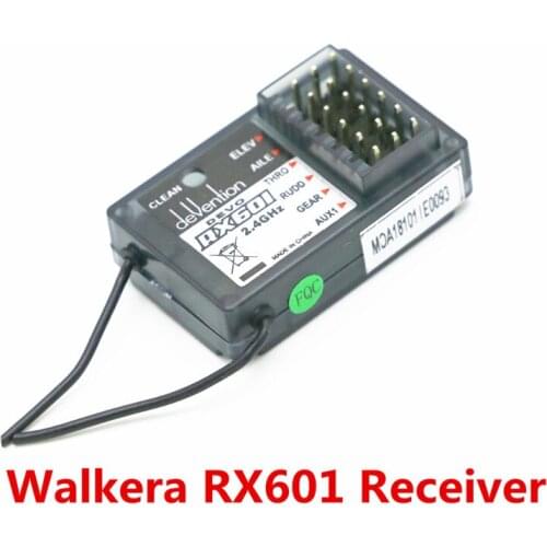 Original Walkera 6CH RX601 Receiver For Walkera DEVO6S DEVO7 7E 12S Transmitter Radio RC Helicopters Airplanes Multi-axis Rotors
