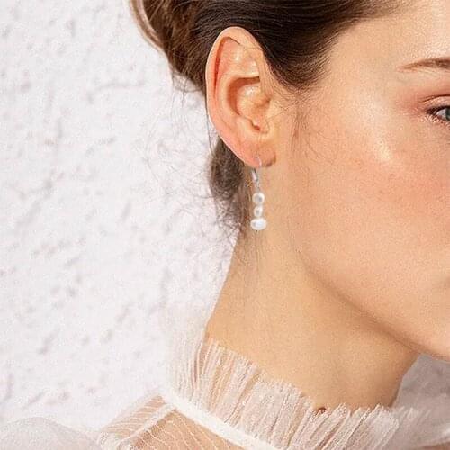 4PCS 7PCS 8PCS Korean Women Girls Gold Stainless Steel Shell Pearl Starfish Pineapple Geometry Crystal Peadent Earrings Gift Set