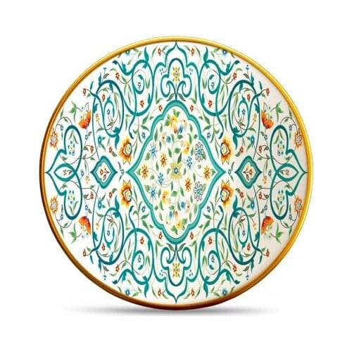 Majida Service Plate 6 Pieces 25 Cm Arabesque