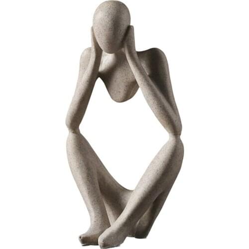 The Nordic sandstone home decoration decorative furnishing articles like characters living room decoration sugar skull decor