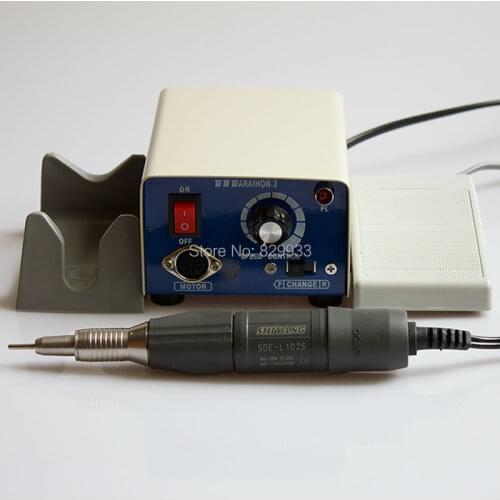Dental Laboratory & Clinic, Jewellery, Podology N3 SHIYANG Marathon Micro Motor + 35K RPM Polish Handpiece Polisher 110V or 220V