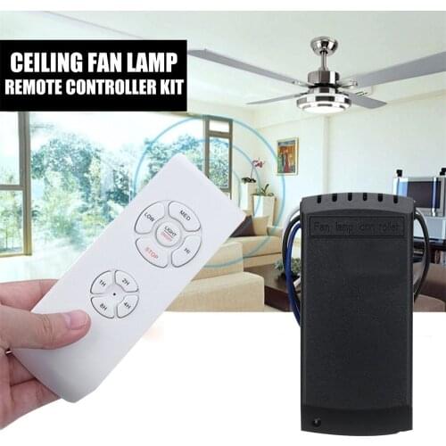 Universal Wireless Ceiling Fan Lamp Timing Remote Control Receiver Kit for Ceiling Fan Incandescent LED Energy Saving Lamp
