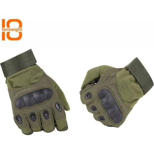 TENNEIGHT Military Tactical Gloves Outdoor Sports Motorcycle Gloves mens Non-slip Paintball Shooting full finger Combat Gloves